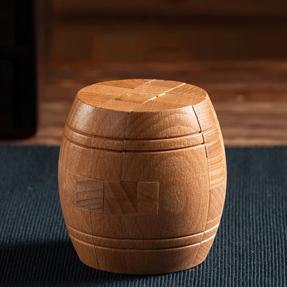 Kongming lock in the shape of a wine barrel