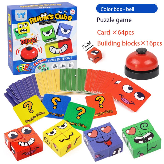 Face-changing Rubik's Cube Parent-child interactive toy