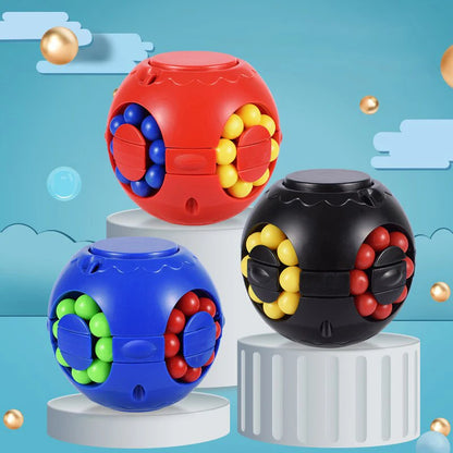 3D three-dimensional burger magic bean gyroscope cube，A toy that is great for relieving stress and exercising your brain.