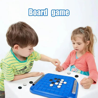 Parent-child interactive family interactive tabletop game flip Reversi