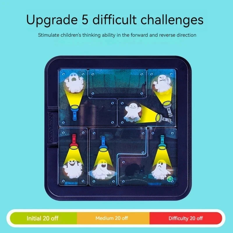Strategic board game Ghost Catcher trains logical thinking and concentration