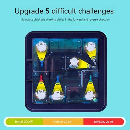 Strategic board game Ghost Catcher trains logical thinking and concentration