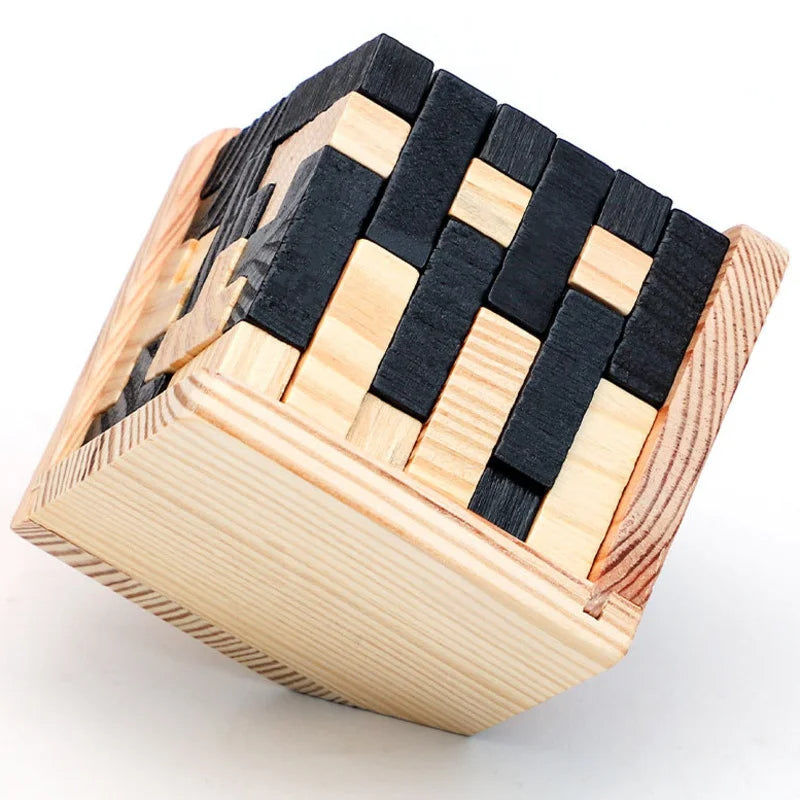 54T/54L magic cube, Chinese classical wooden educational toy Luban lock