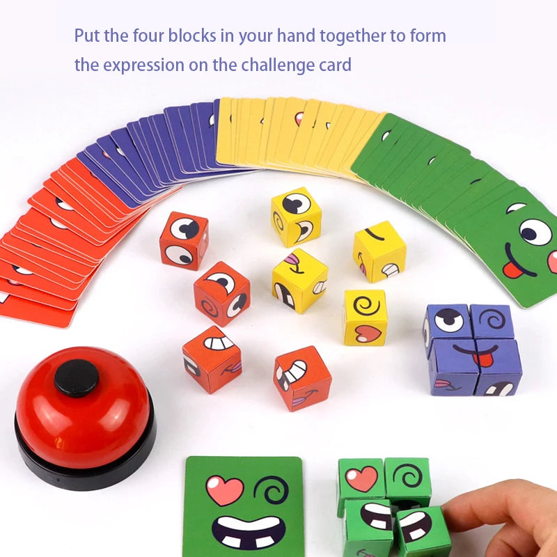 Face-changing Rubik's Cube Parent-child interactive toy