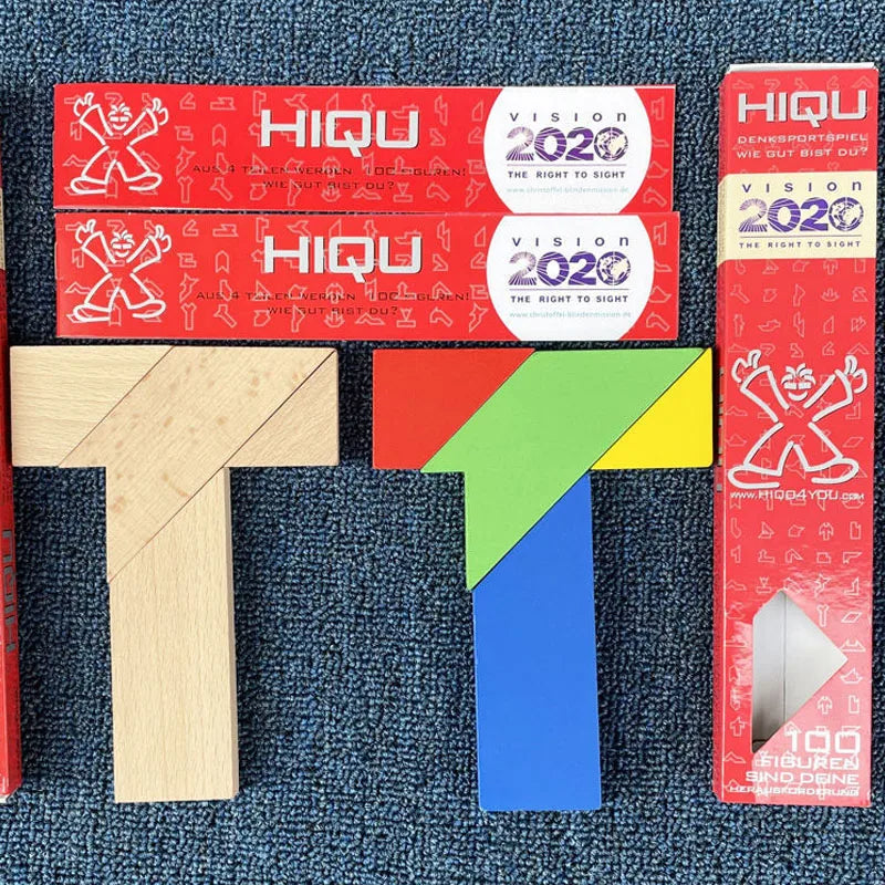 T-word puzzle Tangram Puzzle Geometric figure educational toys