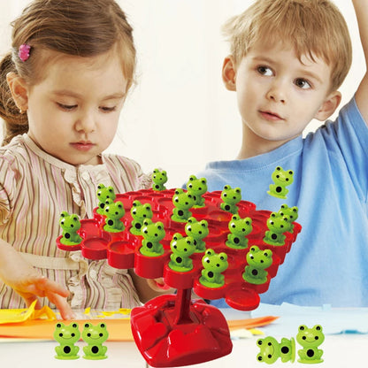 Frog balancing tree Montessori Math Toys Parent-child interactive table games