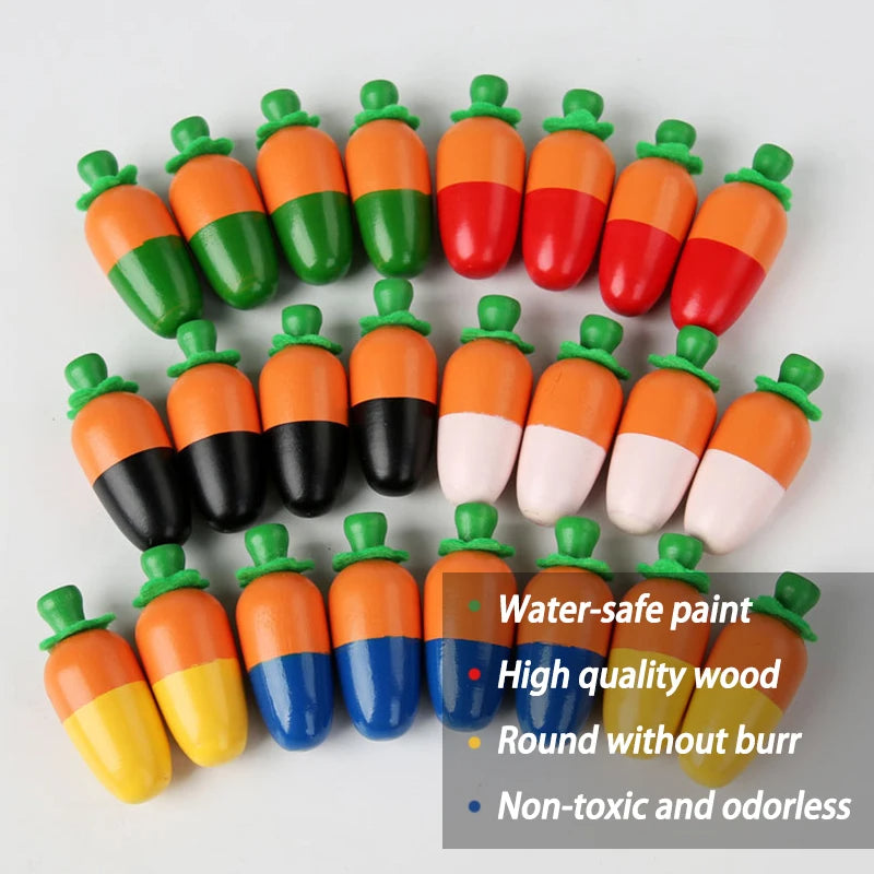 Parent-child interactive game mushroom carrot memory chess toy