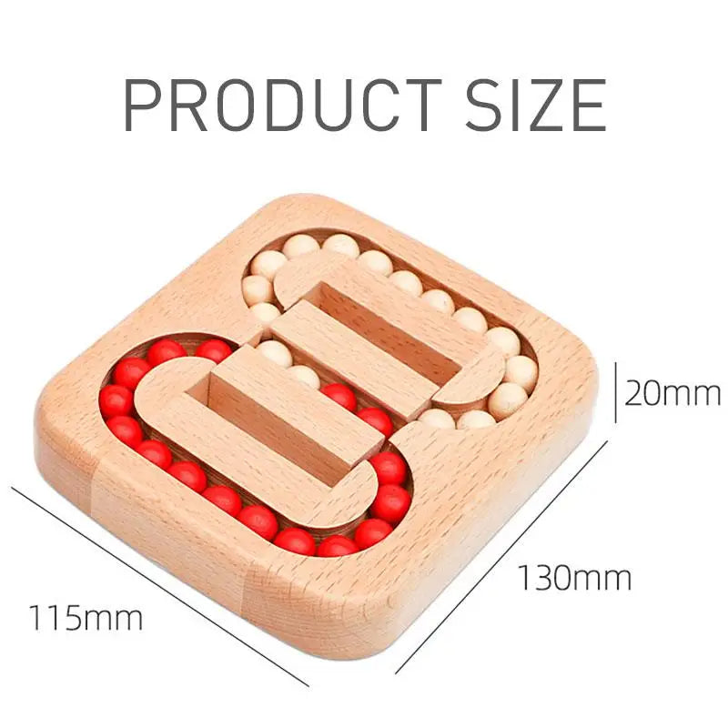 Wooden Flat Plane ball Scroll Bead , an educational toy that allows children and the elderly to exercise hand-eye coordination