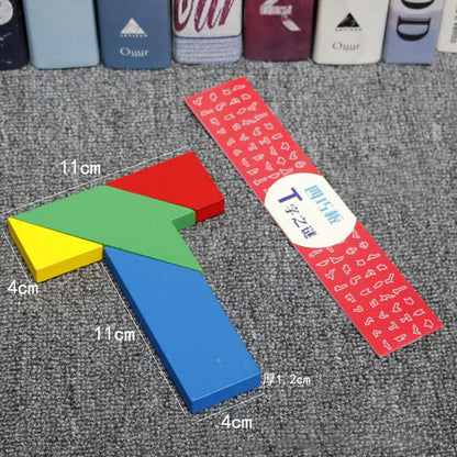 T-word puzzle Tangram Puzzle Geometric figure educational toys