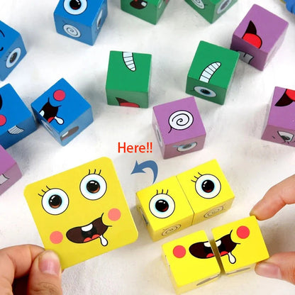 Face-changing Rubik's Cube Parent-child interactive toy