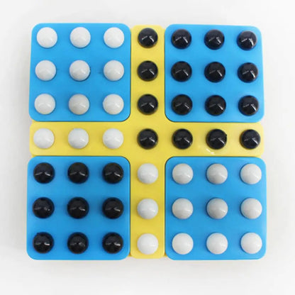 Rotating Gobang, a family-child interactive educational board game