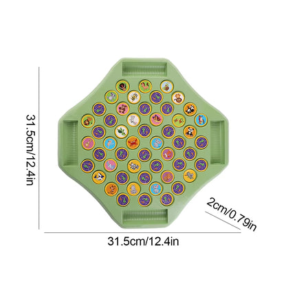 Animal Fruit Flip Memory Chess Game，Exercise memory family gathering parent-child interactive games