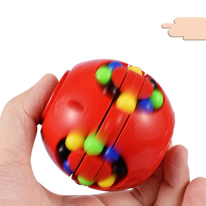 3D three-dimensional burger magic bean gyroscope cube，A toy that is great for relieving stress and exercising your brain.