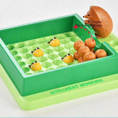 The little hedgehog looking for his mother toy is a toy that can exercise children's logical thinking ability.