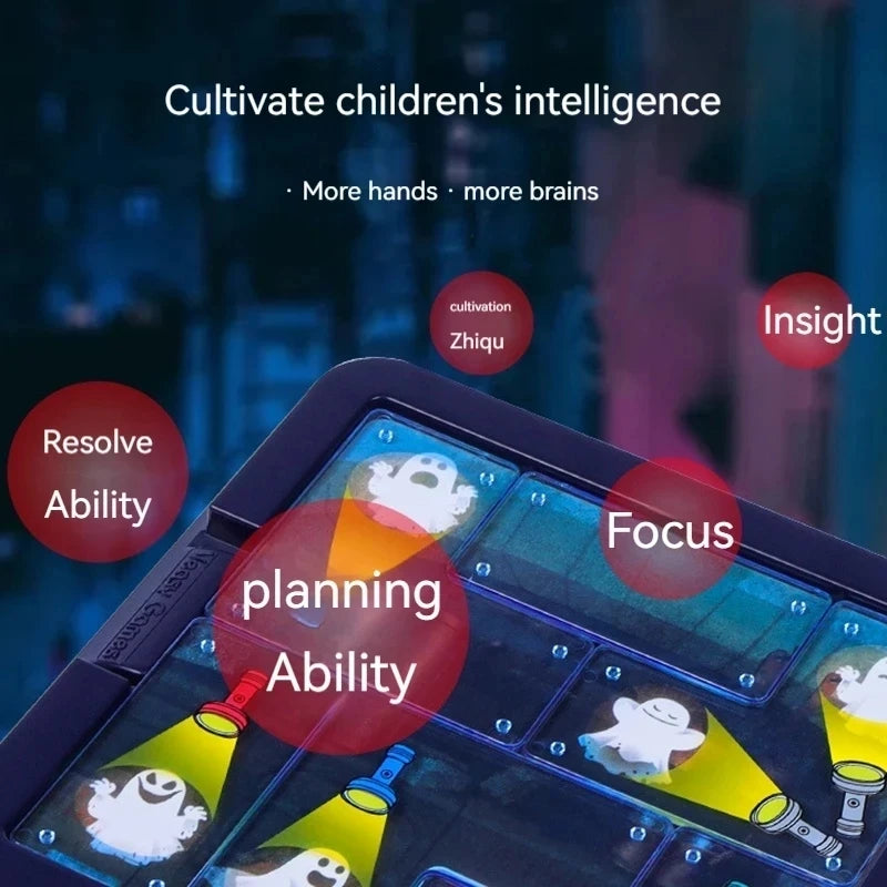 Strategic board game Ghost Catcher trains logical thinking and concentration