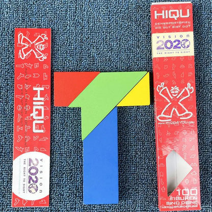 T-word puzzle Tangram Puzzle Geometric figure educational toys