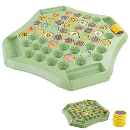 Animal Fruit Flip Memory Chess Game，Exercise memory family gathering parent-child interactive games