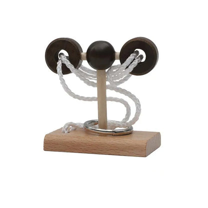 Wooden topological untie rope toys, Montessori teaching aids