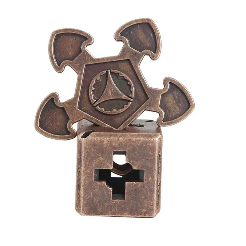 Puzzle Metal Fidget Toys，Alloy intelligence unlocking toys