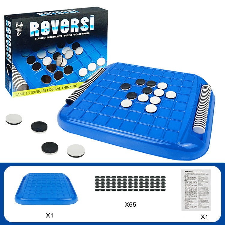 Parent-child interactive family interactive tabletop game flip Reversi