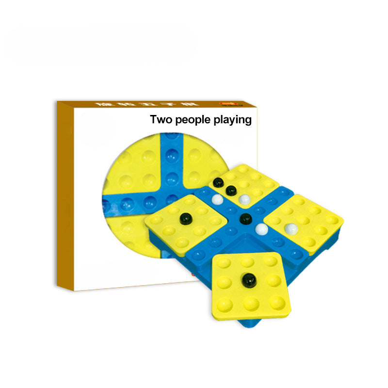 Rotating Gobang, a family-child interactive educational board game