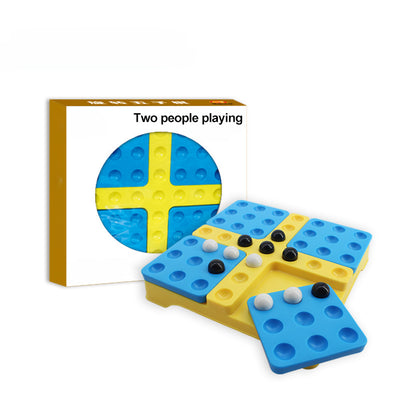 Rotating Gobang, a family-child interactive educational board game