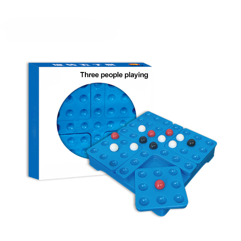 Rotating Gobang, a family-child interactive educational board game