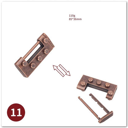 Puzzle Metal Fidget Toys，Alloy intelligence unlocking toys