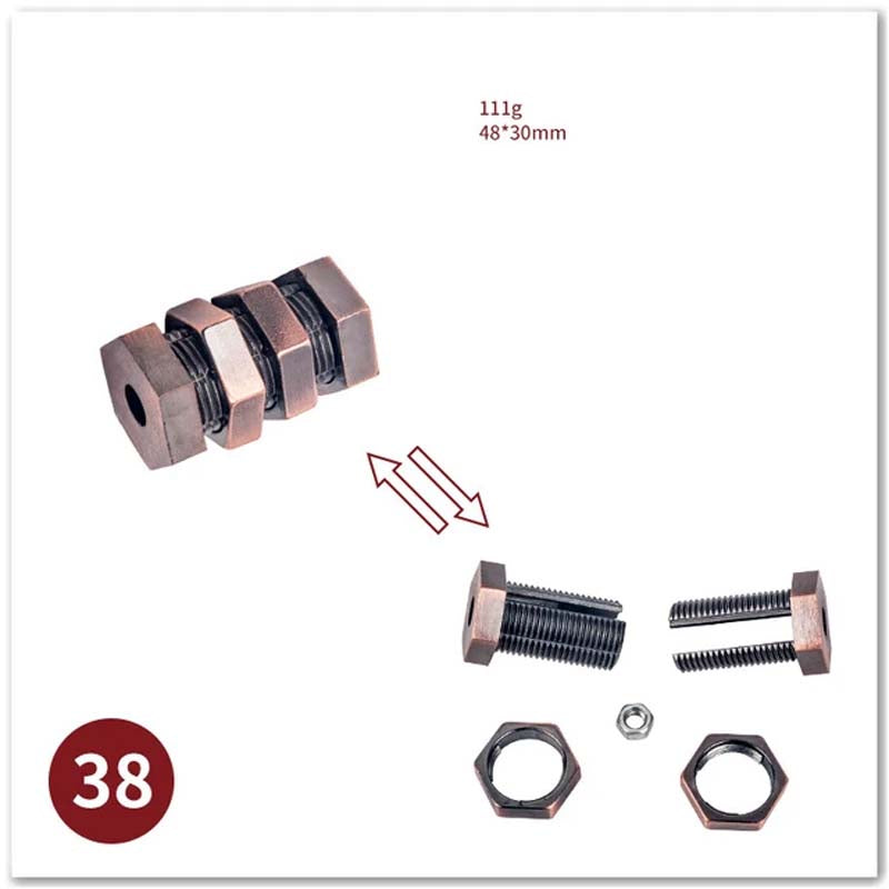 Puzzle Metal Fidget Toys，Alloy intelligence unlocking toys