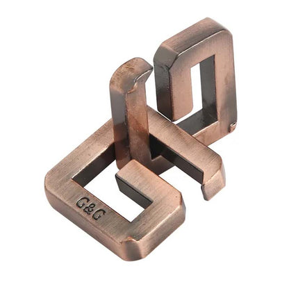 Puzzle Metal Fidget Toys，Alloy intelligence unlocking toys