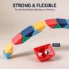Twist Snake Puzzle – Morandi, Macaron & Rainbow Series (24–72 Segments)