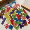 主图5 Wooden 3D Brain Teaser Drop Puzzle – Colorful Grid Logic Toy