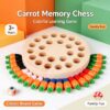 Wooden Mushroom Memory Game
